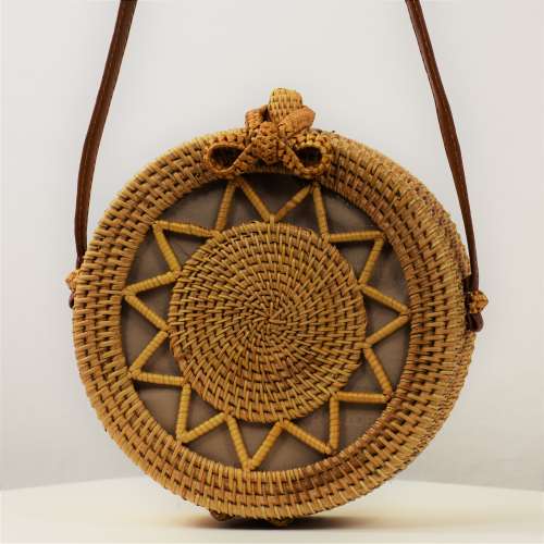 Γυναικεία τσάντα bamboo με σχέδιο