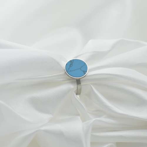Δαχτυλίδι σε ασημί με μπλε πέτρα